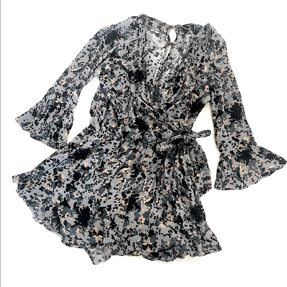 Free People Bell Sleeve Romper